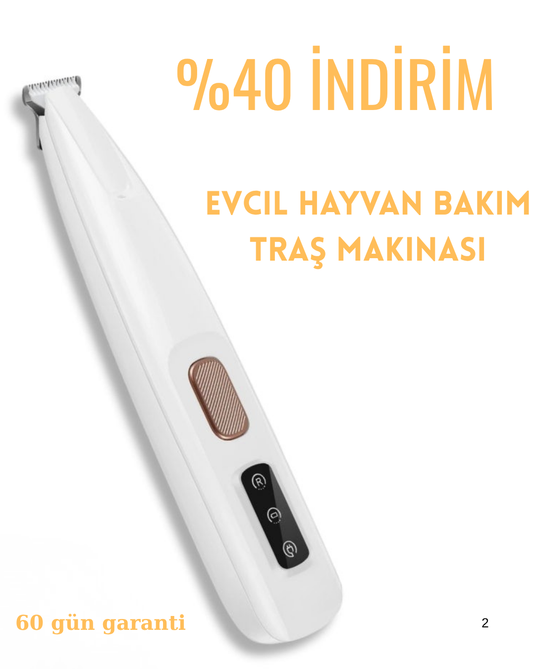 Evcil hayvan bakım traş makinesi